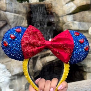 Double sided Snow White & Poison Apple Ears