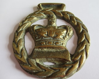 Vintage Crown Royalty Horse Brass