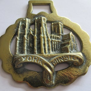 Vintage York Minister Cathedral Horse Brass