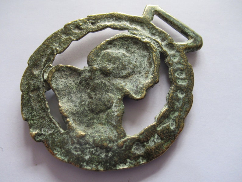 Vintage Horse Brass William Shakespeare Etsy