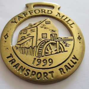 Vintage Horse Brass Yafford Mill Transpost Rally 1999 Isle Of Wight