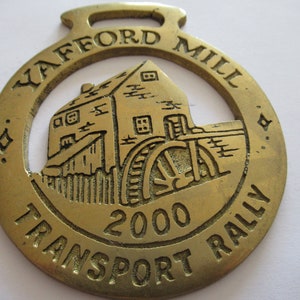 Vintage Horse Brass Yafford Mill Transport Rally 2000 Isle Of Wight