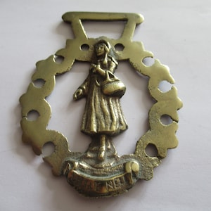 Cavallo d&#39;epoca in ottone Little Nell Trent dal romanzo di Charles Dickens The Old Curiosity Shop