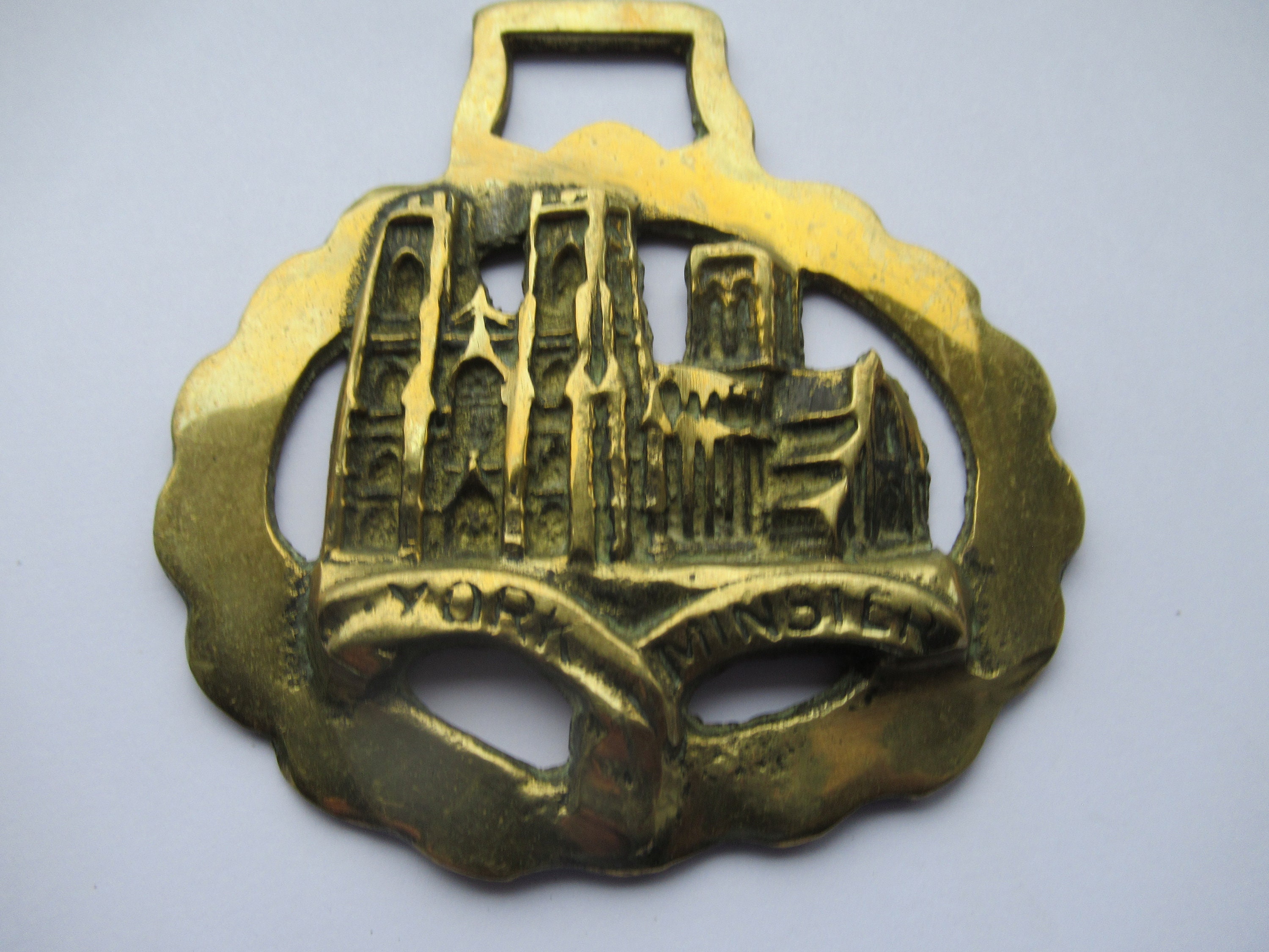 Médaillon Harnais de Cheval Médaille Compétition Hippique CATHEDRALE