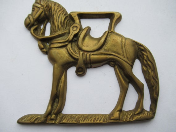 Vintage Shire Horse Horse Brass Martingale Horse Harness Ornament