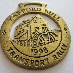 Vintage Horse Brass Yafford Mill Transpost Rally 1998 Isle Of Wight