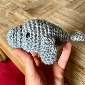 Crocheted Manatee Buddy