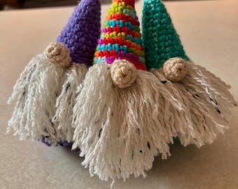 Crocheted Gnome Buddy