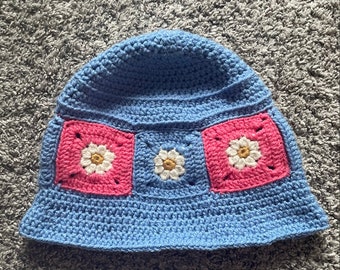 Granny Square Bucket Hat