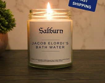 Jacob Elordis Bathwater Candle | Jacob Elordi's Bath Water | Funny Celebrity Candle | Gag Gift For Bestie | Best Friend Gift | Humor Candle