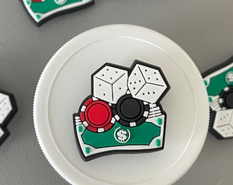 Dice/ Casino/Money themed shoe charms