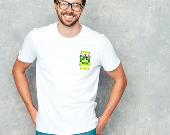 Personalised Coat of Arms T-Shirt – Subtle Family Crest on Breast