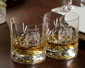Personalised Engraved Crystal Whisky Tumbler
