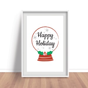 Printable Christmas Wall Art,Modern Christmas Print,Holiday Printable Christmas Poster,Christmas Home Decor,Cheap Winter wall art