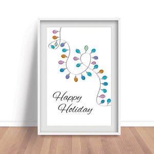 Printable Christmas Wall Art,Modern Christmas Print,Holiday Printable Christmas Poster,Christmas Home Decor,Cheap Winter wall art