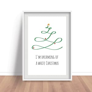 Printable Christmas Wall Art,Modern Christmas Tree Print,Holiday Printable Christmas Poster,Christmas quote Home Decor,Cheap Winter wall art