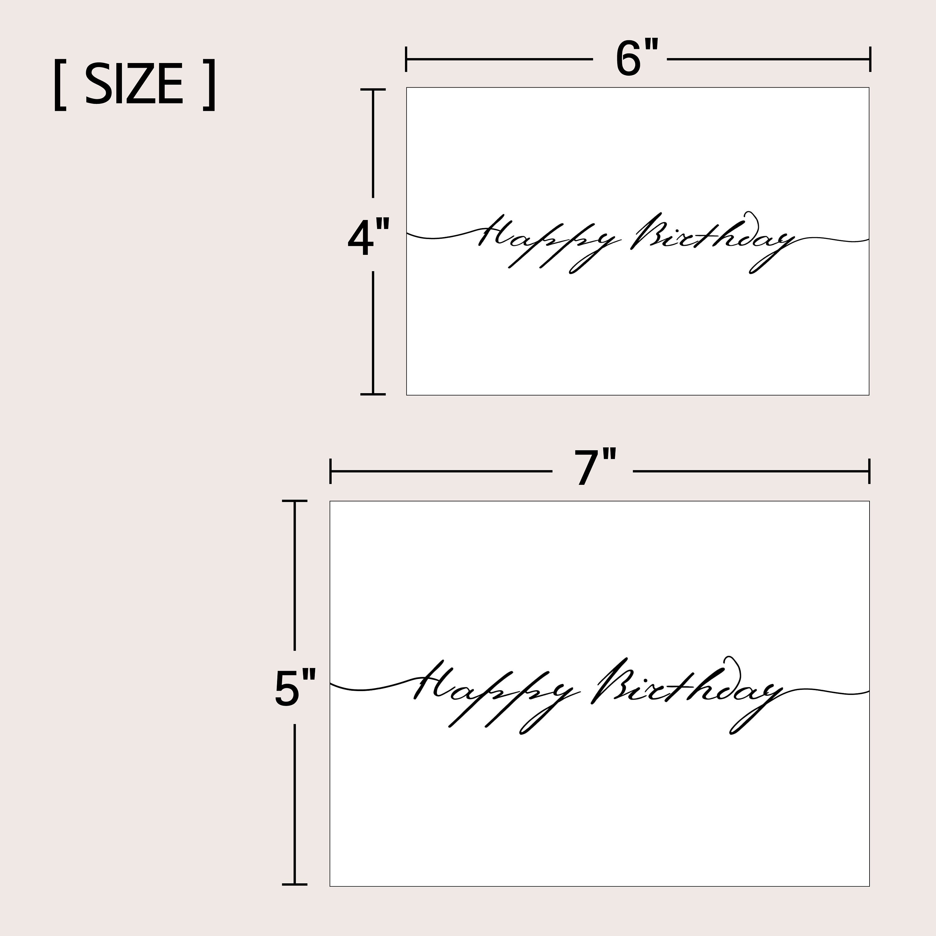 PRINTABLE Simple Happy Birthday Card,minimalist Birthday Card,modern ...