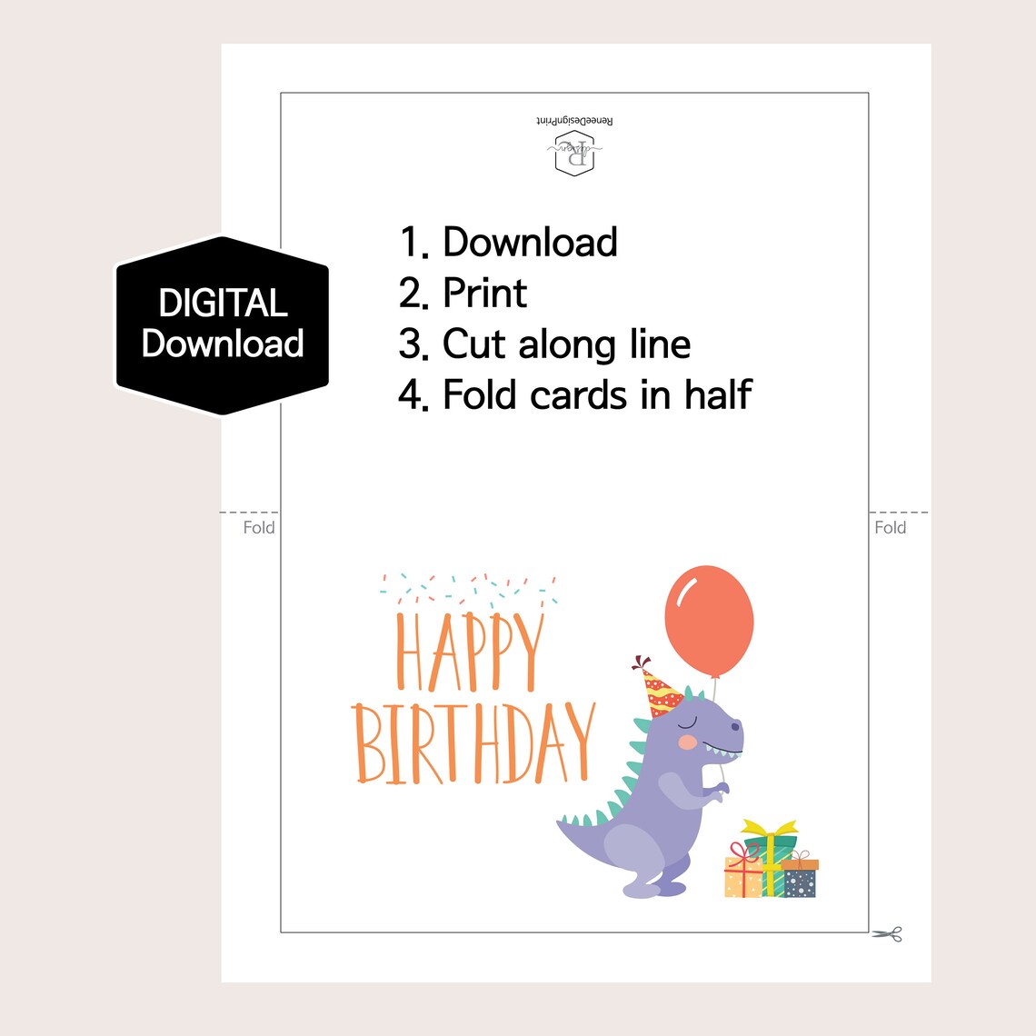 Printable T Rex Birthday Card, Dinosaur Birthday Card for Kids,dino ... Printable T Rex Birthday Card, Dinosaur Birthday Card for Kids,dino ...