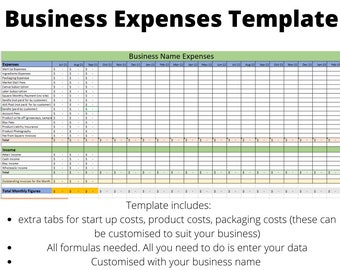 Business Expenses Etsy