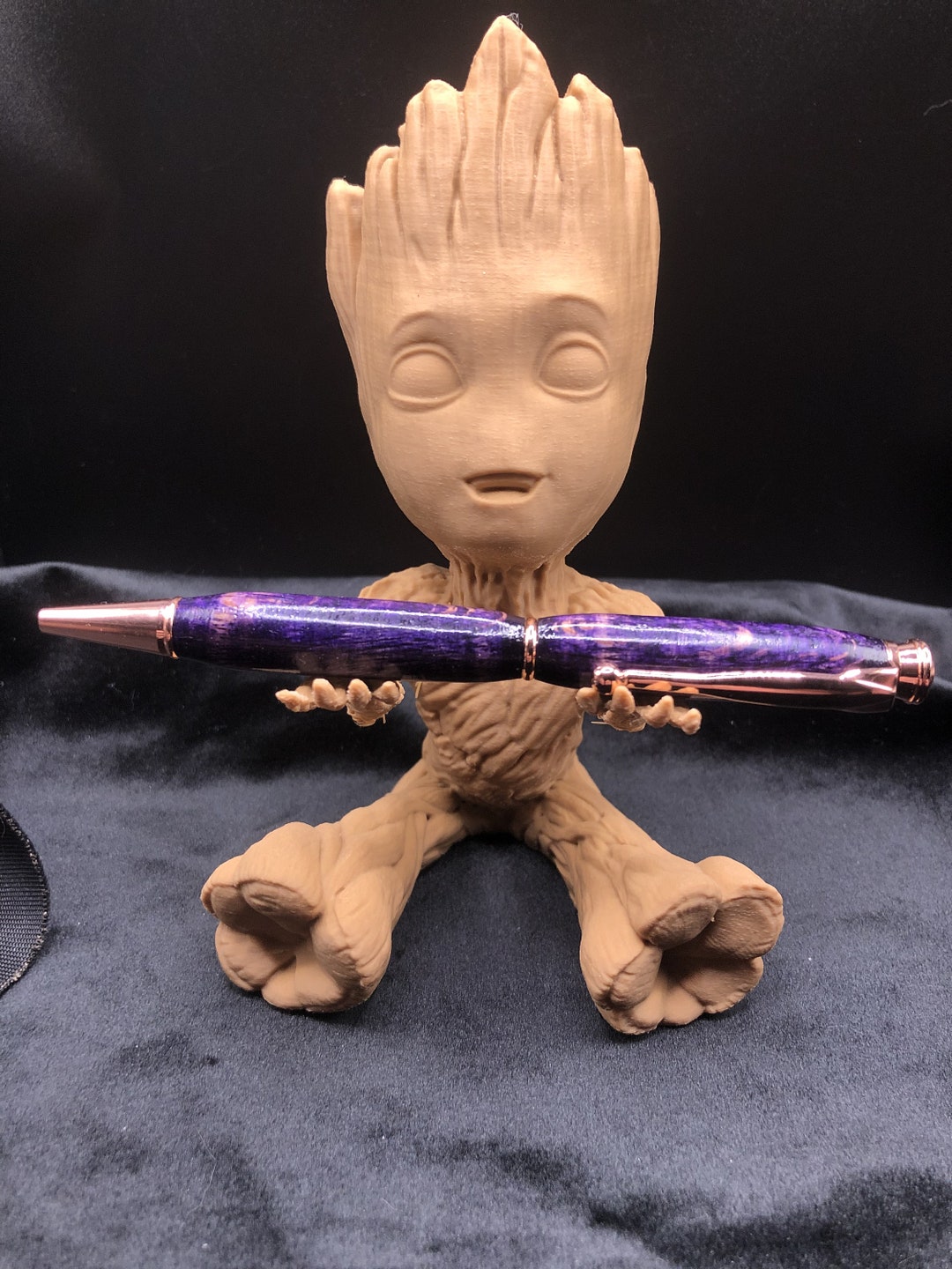 Wood Pen Handmade Wood Pen With Opal Inlay Wooden Pen With Stones