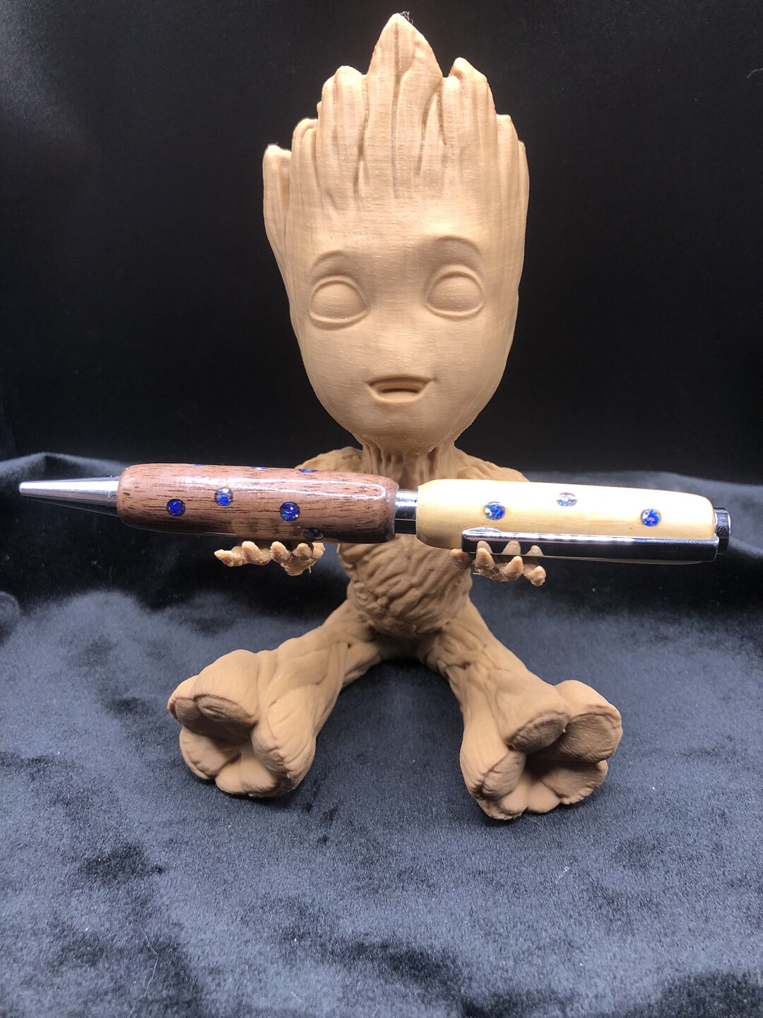 Wood Pen Handmade Wood Pen With Opal Inlay Wooden Pen With Etsy
