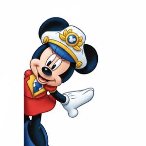 Disney Cruise Door Captain Magnets – Mickey, Minnie, Pluto, Goofy, Donald, Daisy – 6.5x8 Stateroom Door Decor Minnie Standing
