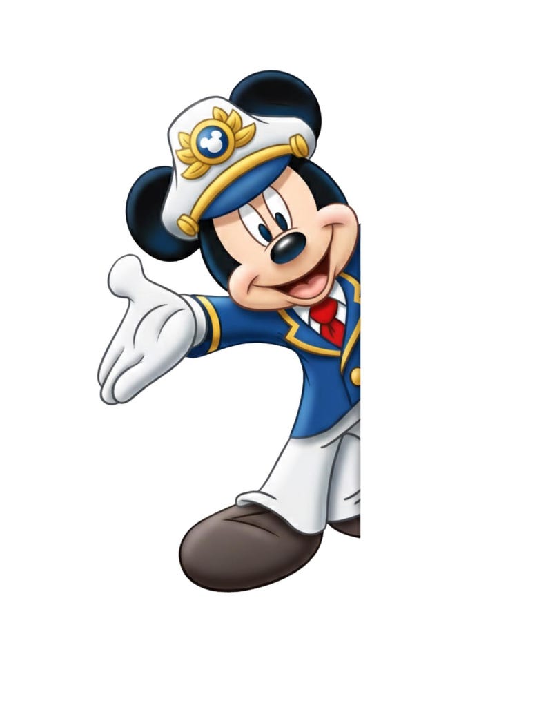 Disney Cruise Door Captain Magnets – Mickey, Minnie, Pluto, Goofy, Donald, Daisy – 6.5x8 Stateroom Door Decor Mickey Standing