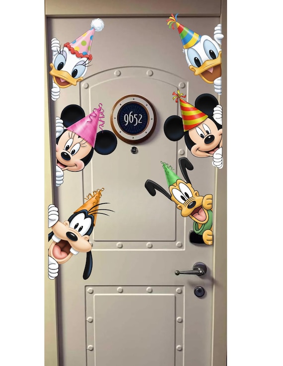 ディズニー・クルーズのドア用バースデーマグネット – ミッキー