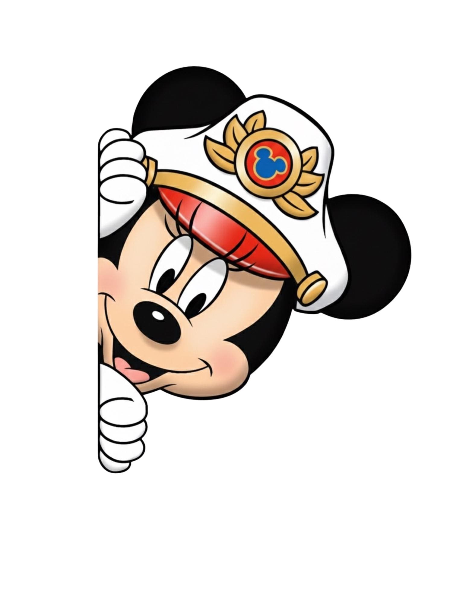 ディズニークルーズ船ドアキャプテンマグネット – ミッキー、ミニー