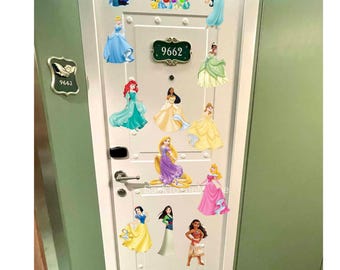 Princess Inspired Cruise Door Magnets | Fairytale Princess Magnet Set | 2026 Cruise Magnet | Stateroom Door Decor | Cruise Door Decorations