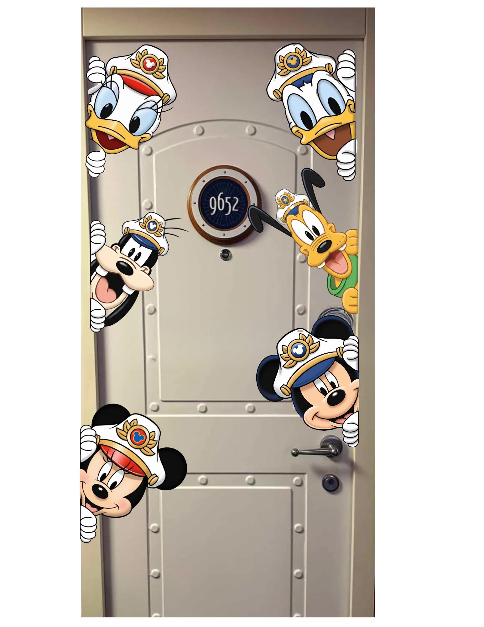 ディズニークルーズ　デスティニー号限定　マグネット　ミッキー　ミニー　ドナルド ディズニークルーズ船ドアキャプテンマグネット – ミッキー、ミニー