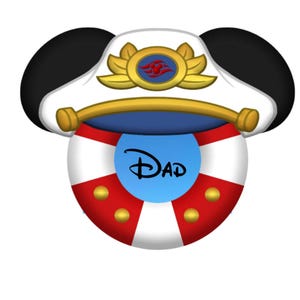 Disney Cruise Family Door Magnets | Captain Mickey & Minnie Life Rings | Personalized Cruise Door Décor | 6.5”