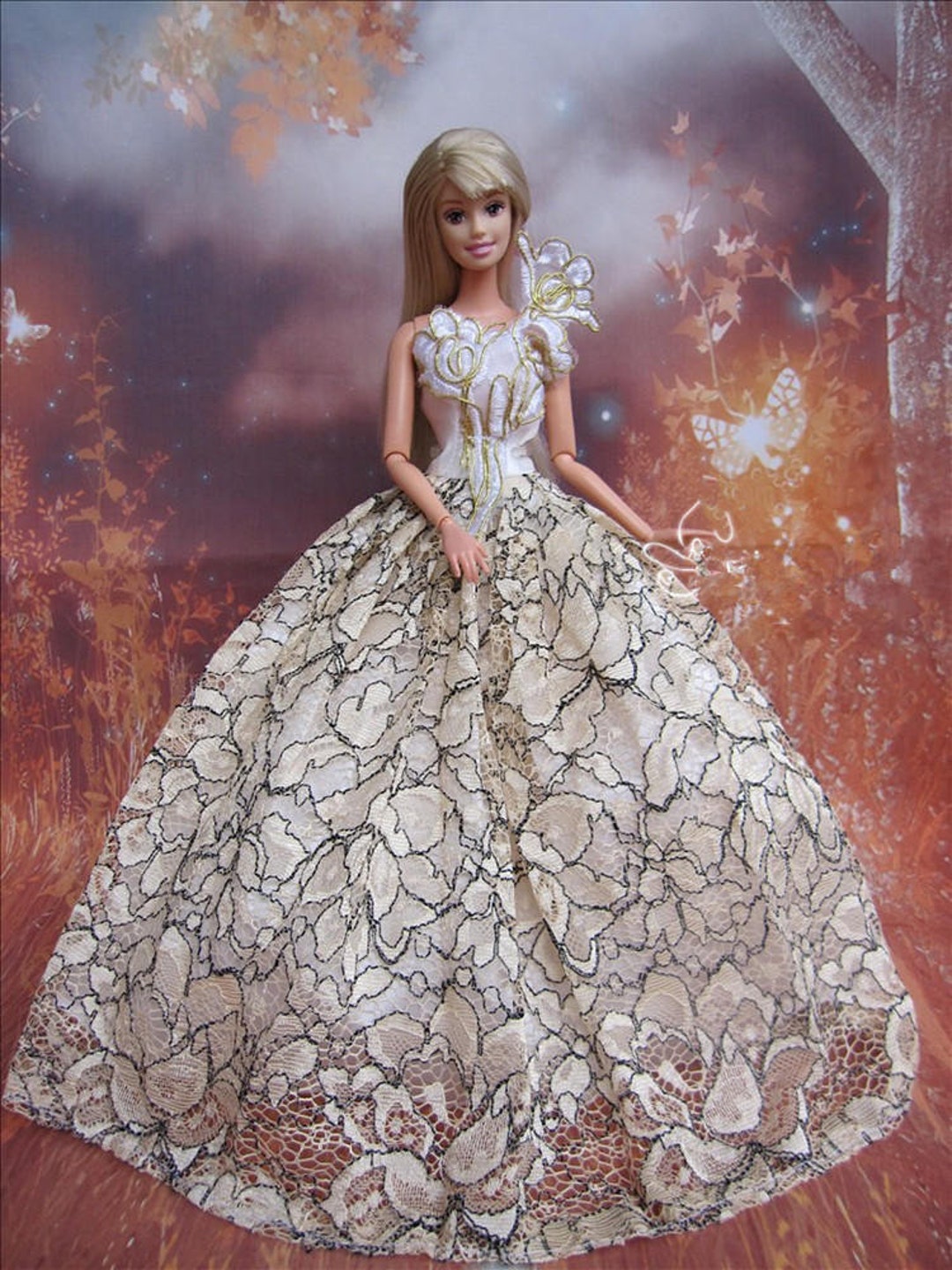 Handmade Autumn Doll Clothes Princess Dress for 11.5 Inch Etsy