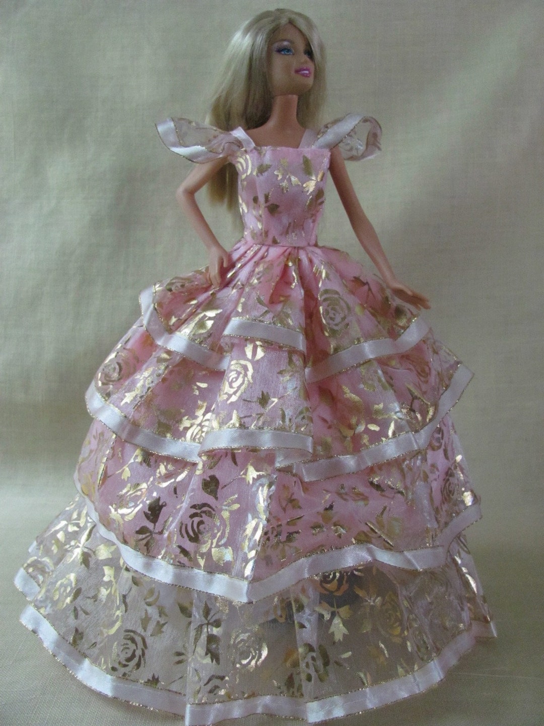 Go Red Christmas Luxury Doll Dress Made to Fit the Barbie Doll - Etsy