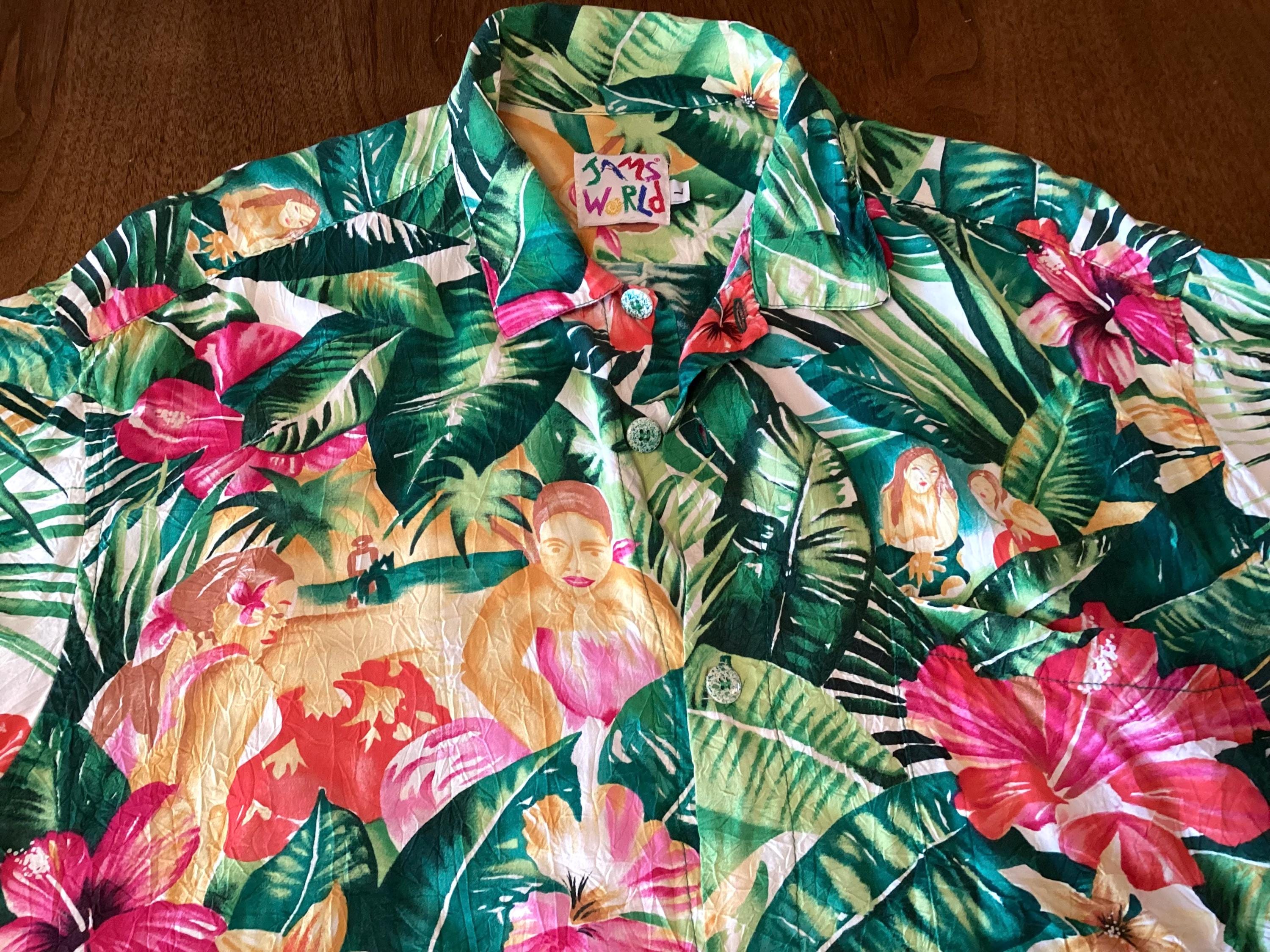 Vintage Jams World Hawaiian Shirt - Etsy