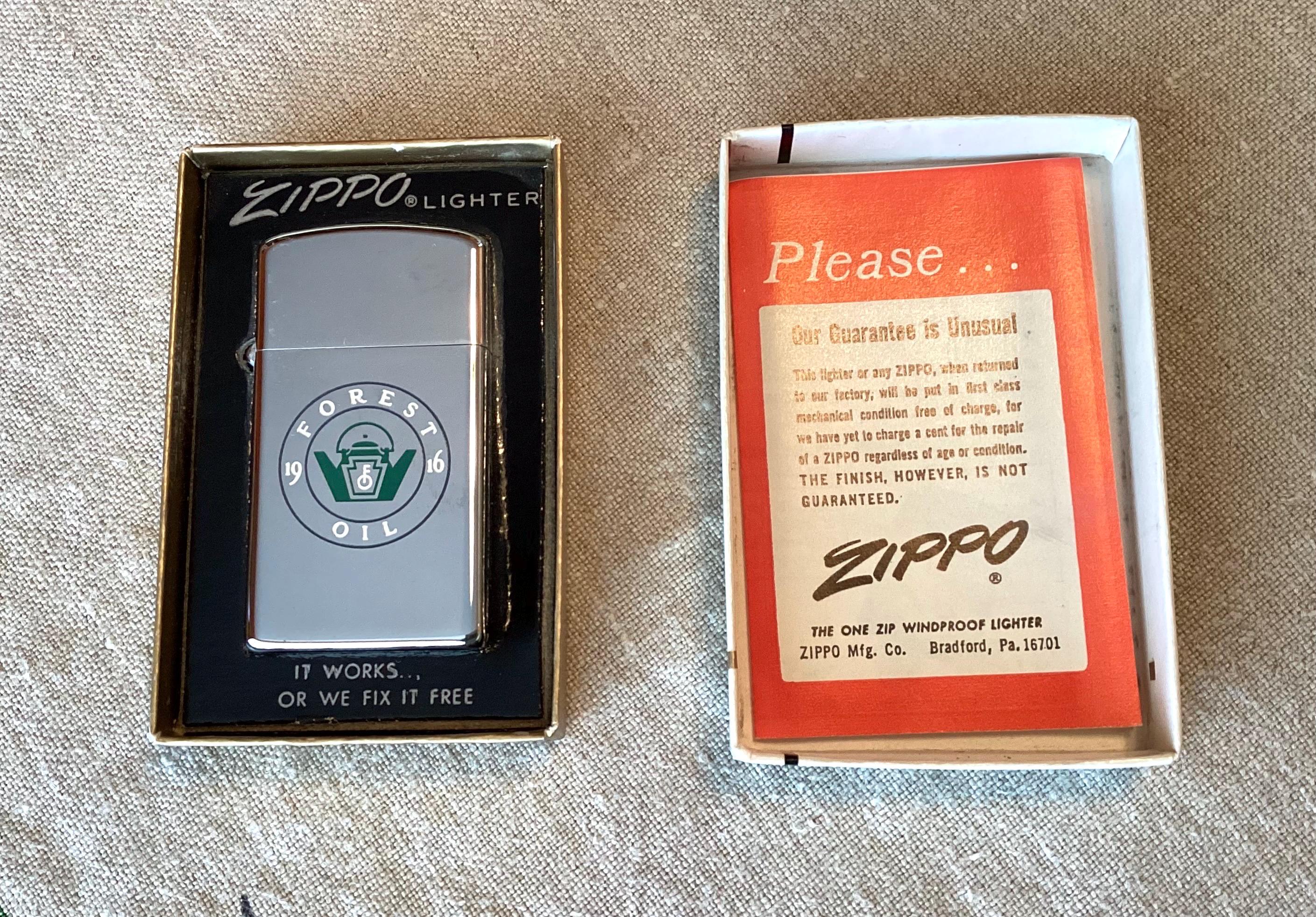 Vintage Zippo Lighters With Box - Etsy