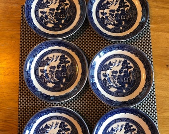 Willow Blue Johnson Bros saucer plates