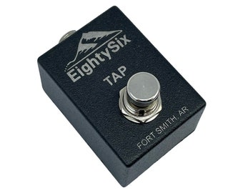 EightySix 2015A-NC Black Tap Tempo Switch Pedal (Normally Closed for Boss) - Compare to MXR M199