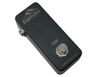 EightySix 3615A-NO Black Tap Tempo Switch Guitar Pedal (Normally Open) - Compare To Ernie Ball P06186