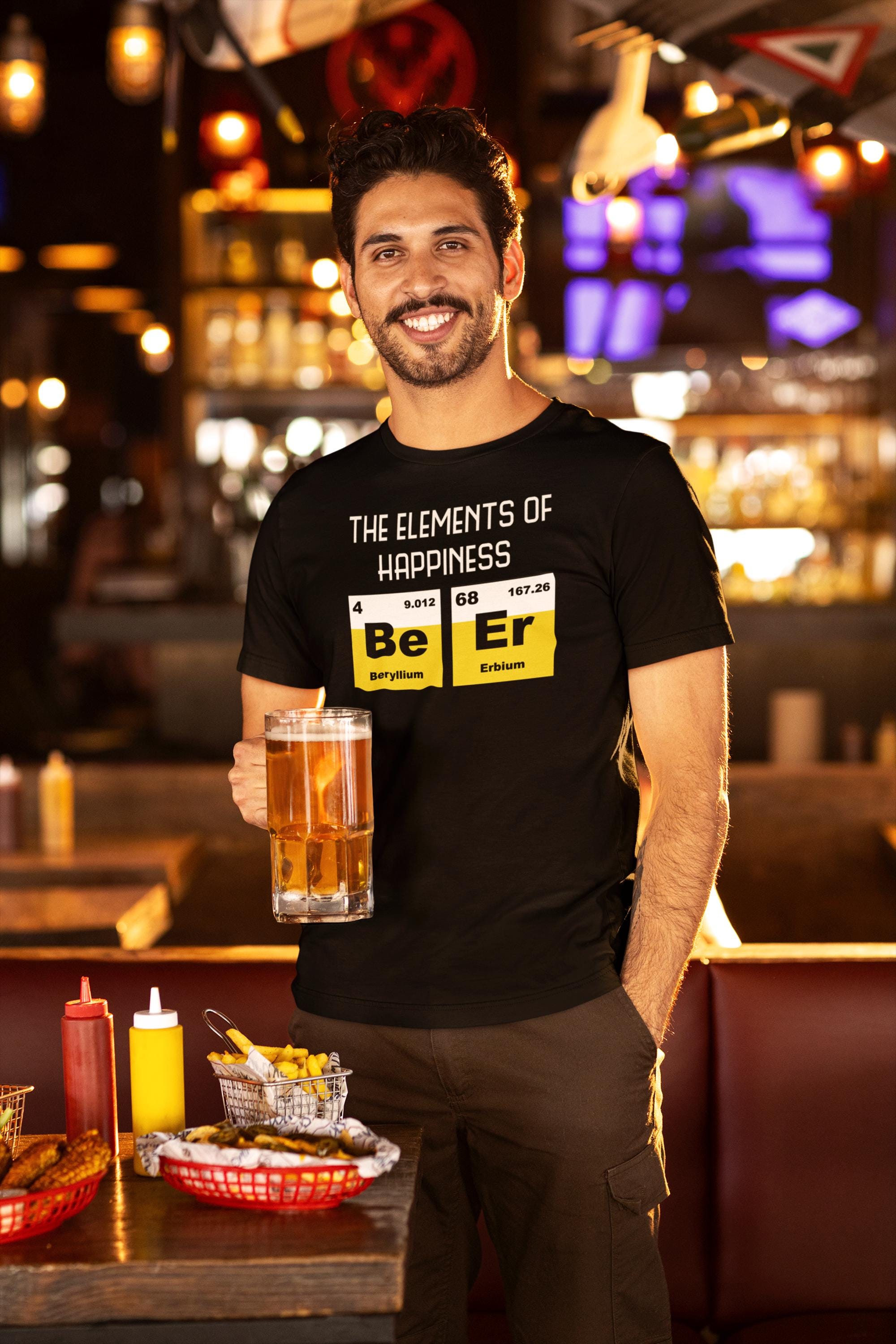 Ganz In Meinem Element BIER: Periodensystem Chemie T-Shirt