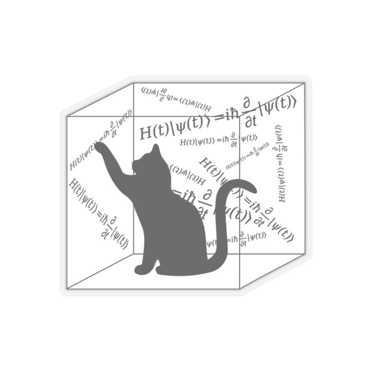 シュレーディンガー方程式、箱の中の猫、シュレーディンガーの猫の