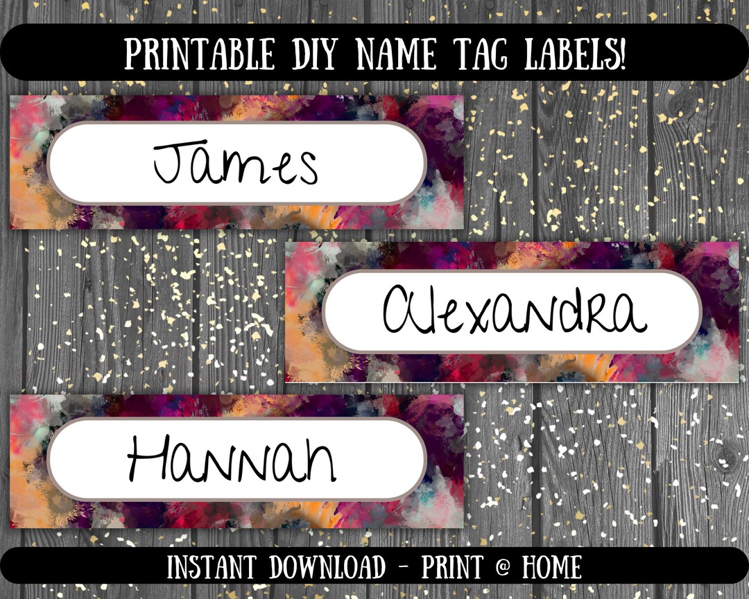 Desk Name Labels Classroom Name Labels Cubby Labels Storage - Etsy