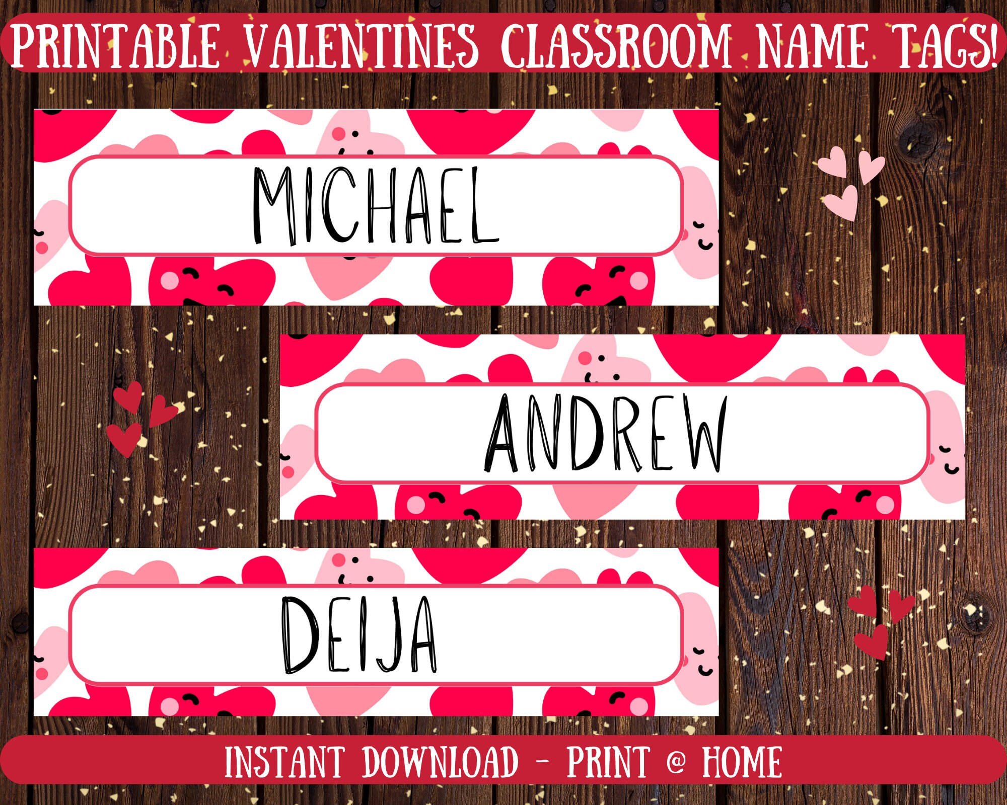 Desk Name Labels, Classroom Name Labels, Cubby Label, Name Tags