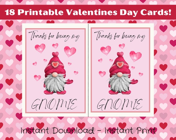 Printable Valentines Day Cards Printable Kids Valentines | Etsy