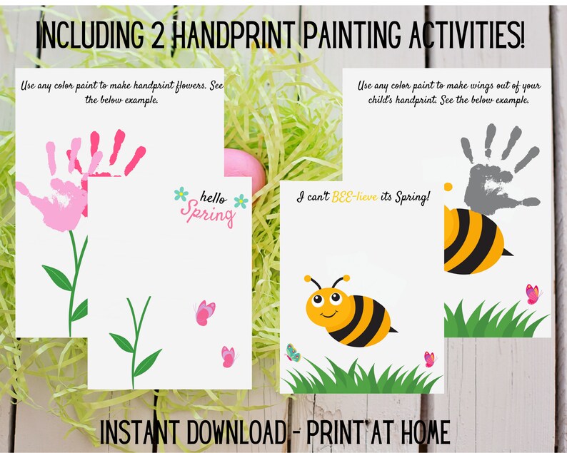 Printable Easter Activity Bundle, Preschool Spring Activities ...