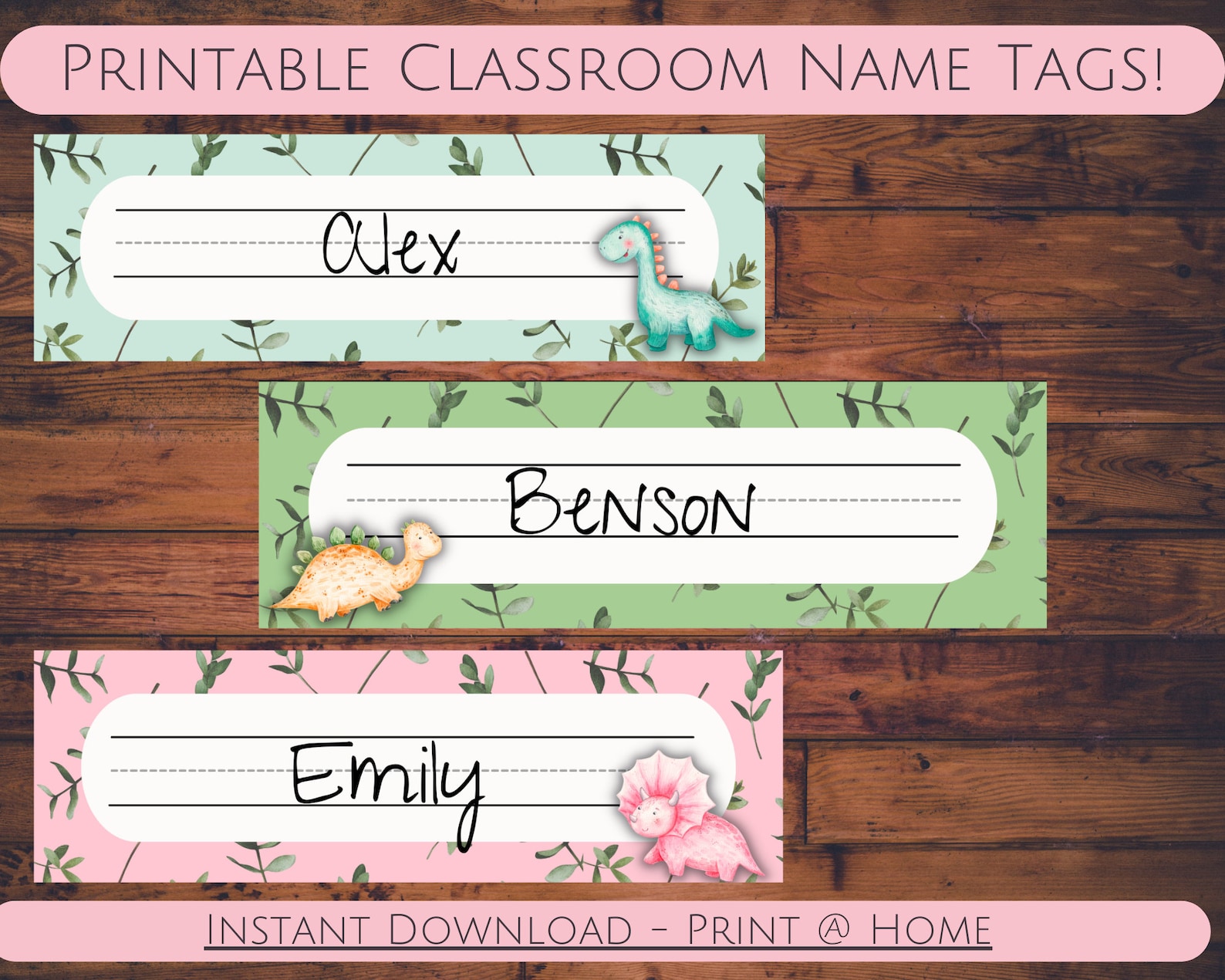 Desk Name Labels Classroom Name Labels Cubby Label Name Etsy