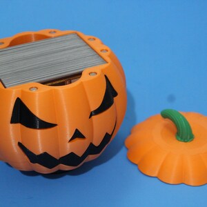 Jack o'lantern Deck Box Fits 100 Doubles sleeves image 3