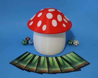 Mushroom Deck Box - Fits 100 Doubles sleeves