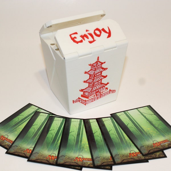 Chinese Takeout Deck Box - Passend für 100 Doppelhüllen