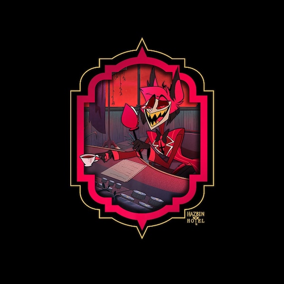 Hazbinhotel Alastor 8×10in サイン入りプリント Hazbin Hotel - Alastor Premium Digital PNG. - Etsy